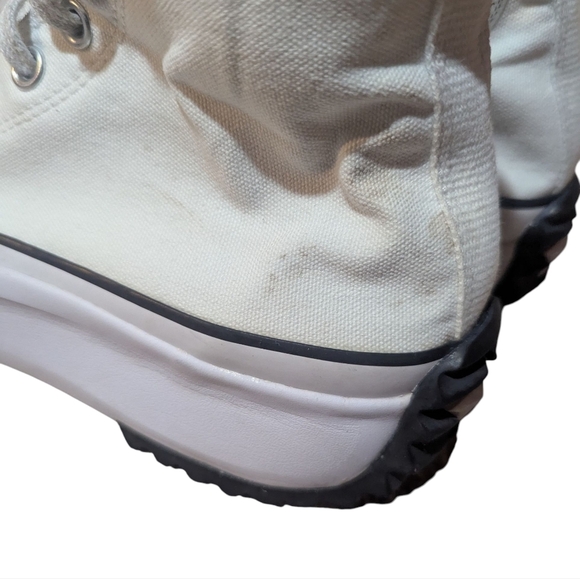 Converse Chuck Taylor All Star Run Star Hike High Top Platform Sneaker White 9 - Picture 9 of 9